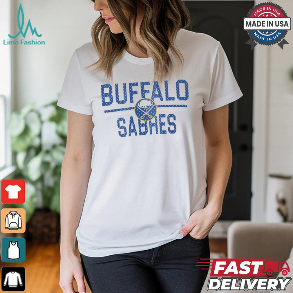 Buffalo Sabres Starter Mesh Look Team Name Logo Pullover shirt Buffalo Sabres Starter Mesh Look Team Name Logo Pullover shirt
