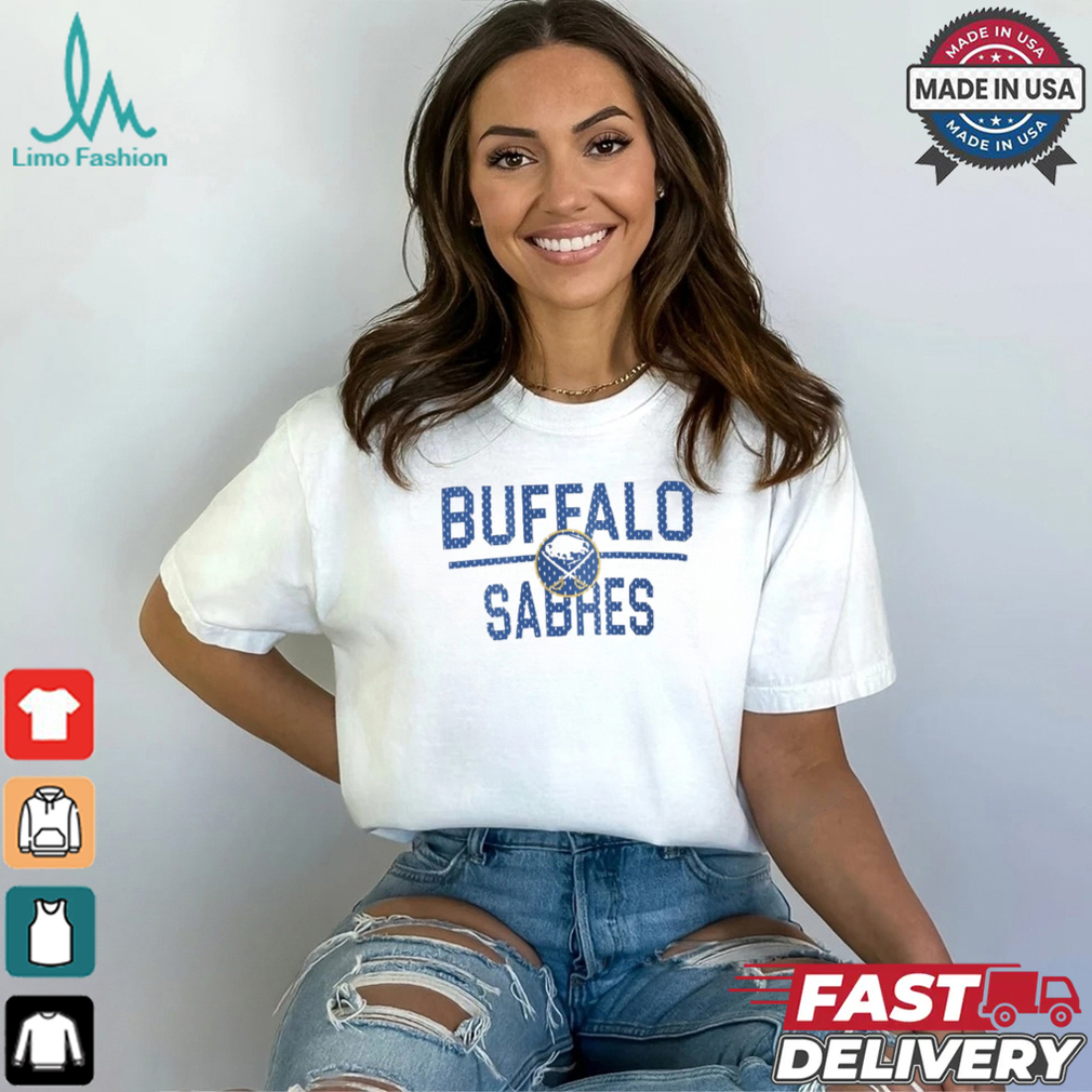 Buffalo Sabres Starter Mesh Look Team Name Logo Pullover shirt Buffalo Sabres Starter Mesh Look Team Name Logo Pullover shirt