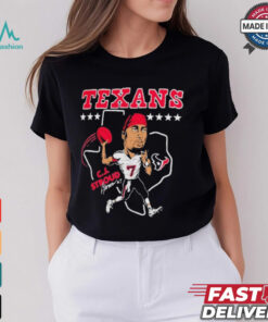 C.J. Stroud Houston Texans Homage Caricature Player Texas T Shirts