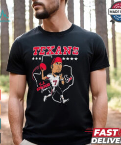 C.J. Stroud Houston Texans Homage Caricature Player Texas T Shirts