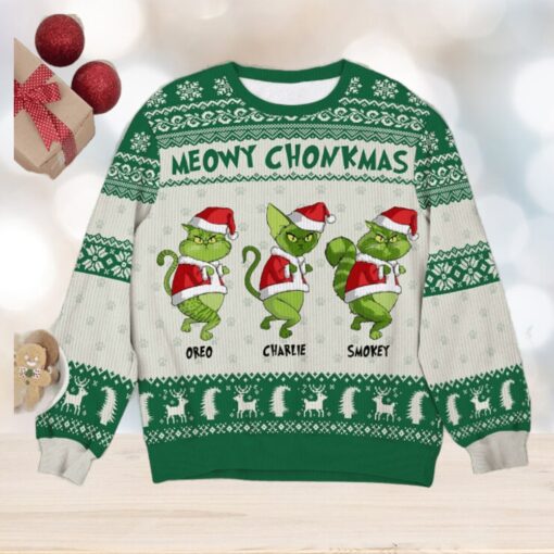 Cat Lover Personalized 3D Knitted Ugly Sweater Gift For Cat Lover  Christmas Gift  Cat Lover Sweater