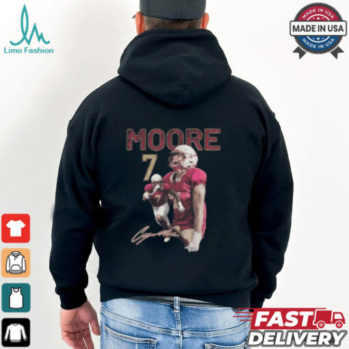 Cazeem Moore shirt signature 2024  t shirt
