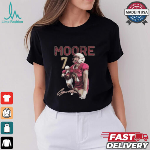Cazeem Moore shirt signature 2024  t shirt