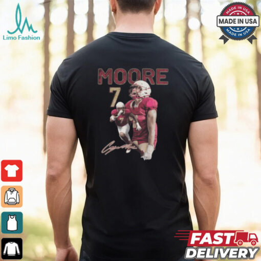 Cazeem Moore shirt signature 2024  t shirt