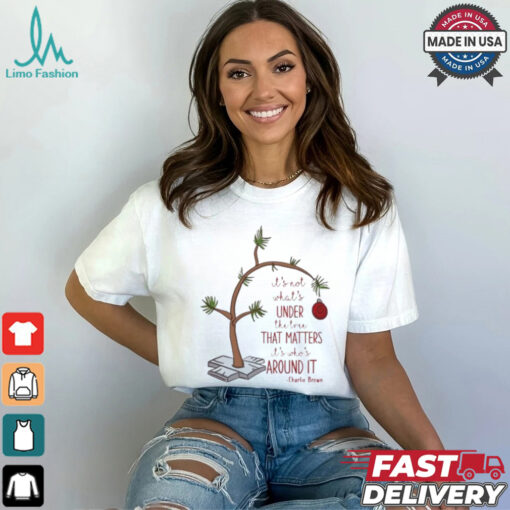 Charlie Brown Christmas Tree Quote T Shirt