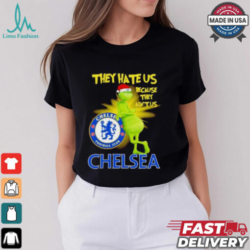 Chelsea FC Grinch they hate us because ain’t us Christmas shirt