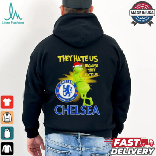 Chelsea FC Grinch they hate us because ain’t us Christmas shirt