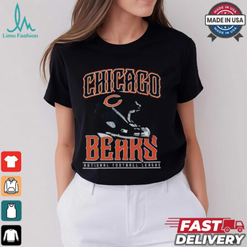 Chicago Bears Helmet Garment Dyed Heavyweight T Shirt