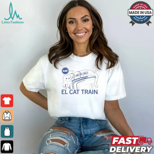 Chicago El Cat Train 2024 T Shirt White