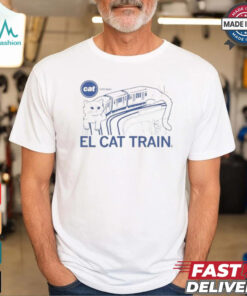 Chicago El Cat Train 2024 T Shirt White