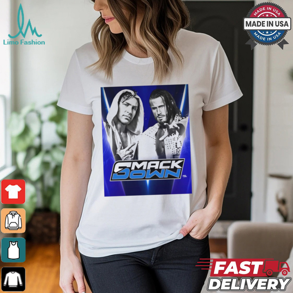 Chris Sabin and Alex Shelley MCMG WWE SmackDown Poster t shirt Chris Sabin and Alex Shelley MCMG WWE SmackDown Poster t shirt