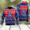 Christmas 2024 Bulldog Drink Keystone Light Beer Ugly Sweater