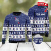 Christmas 2024 Personalized Christmas Twinkle Lights PBR Beer Ugly Sweater