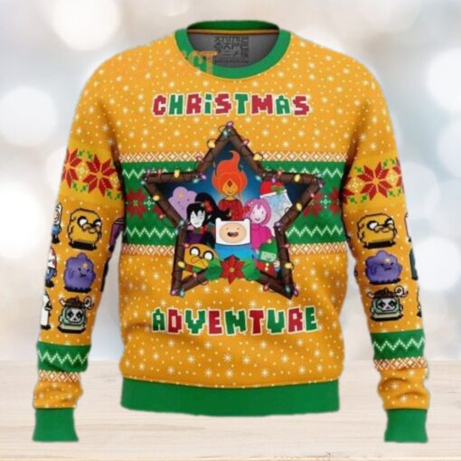 Christmas Adventure Time Ugly Christmas Sweater – Fun Holiday Sweater for Adventure Fans