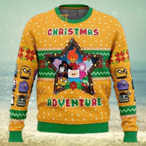 Christmas Adventure Time Ugly Christmas Sweater – Fun Holiday Sweater for Adventure Fans