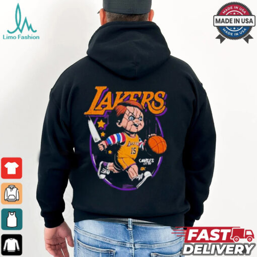 Chucky x NBA Los Angeles Lakers Graphic 2024 t shirt
