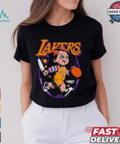 Chucky x NBA Los Angeles Lakers Graphic 2024 t shirt