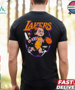 Chucky x NBA Los Angeles Lakers Graphic 2024 t shirt