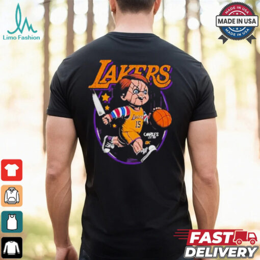 Chucky x NBA Los Angeles Lakers Graphic 2024 t shirt