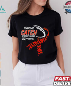 Cincinnati Bengals Footbakll NFL Crucial Catch Intercept Cancer shirt