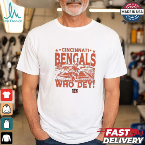 Cincinnati Bengals Gameday Who Dey Vintage Stadium Shirt