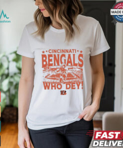 Cincinnati Bengals Gameday Who Dey Vintage Stadium Shirt