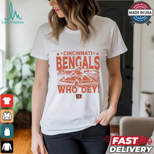 Cincinnati Bengals Gameday Who Dey Vintage Stadium Shirt