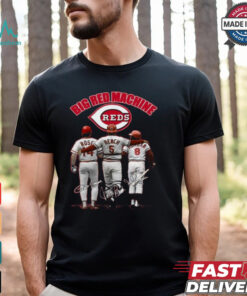 Cincinnati Reds Big Red Machine Peter Rose Johnny Bench Joe Morgan T Shirt