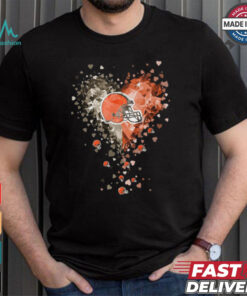 Cleveland Browns Crystal Heart Shirt