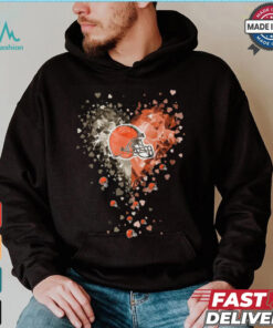 Cleveland Browns Crystal Heart Shirt