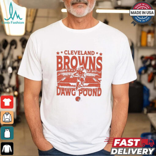 Cleveland Browns Gameday Dawg Pound Vintage Stadium Shirt