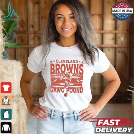 Cleveland Browns Gameday Dawg Pound Vintage Stadium Shirt