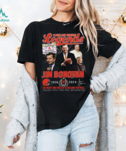 Cleveland Browns Jim Donovan 1956 2024 The Heart And The Voice Of Browns T Shirt