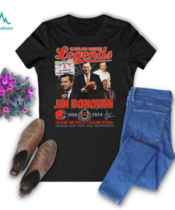 Cleveland Browns Jim Donovan 1956 2024 The Heart And The Voice Of Browns T Shirt