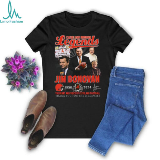 Cleveland Browns Jim Donovan 1956 2024 The Heart And The Voice Of Browns T Shirt