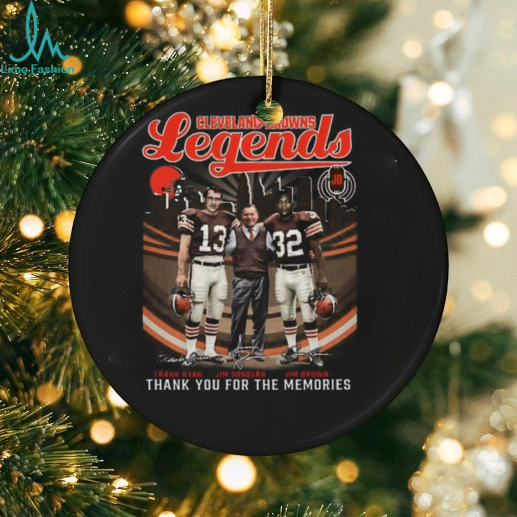 Cleveland Browns Legends Frank Ryan Jim Donovan Jim Brown T Shirt Cleveland Browns Legends Frank Ryan Jim Donovan Jim Brown T Shirt