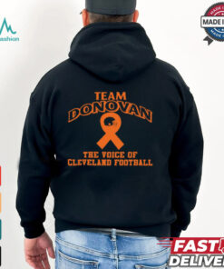 Cleveland Browns Team Donovan The Voice Of Cleveland Football Shirt