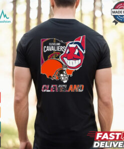 Cleveland Cavaliers Cleveland India And Cleveland Browns Cleveland Logo 2024 T shirt