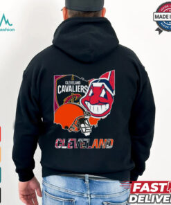Cleveland Cavaliers Cleveland India And Cleveland Browns Cleveland Logo 2024 T shirt