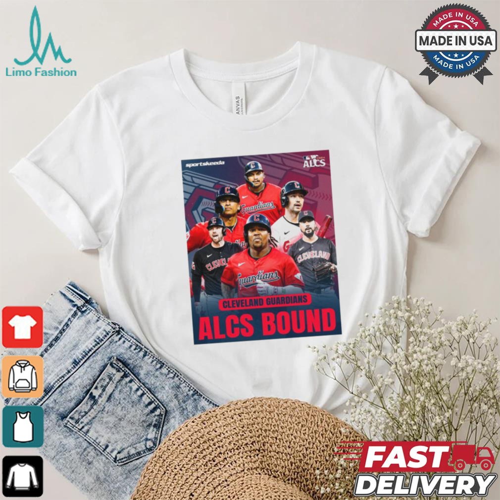 Cleveland Guardians ALCS Bound World Series 2024 MLB Postseason Poster t shirt Cleveland Guardians ALCS Bound World Series 2024 MLB Postseason Poster t shirt
