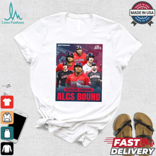 Cleveland Guardians ALCS Bound World Series 2024 MLB Postseason Poster t shirt