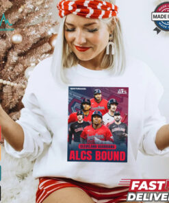Cleveland Guardians ALCS Bound World Series 2024 MLB Postseason Poster t shirt