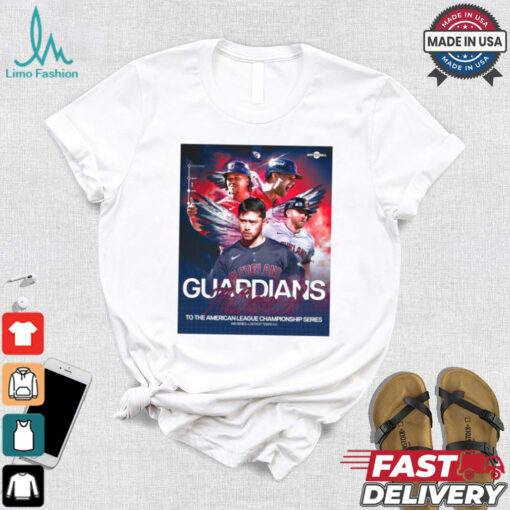 Cleveland Guardians Advance To The American League Championship Series Poster t shirt