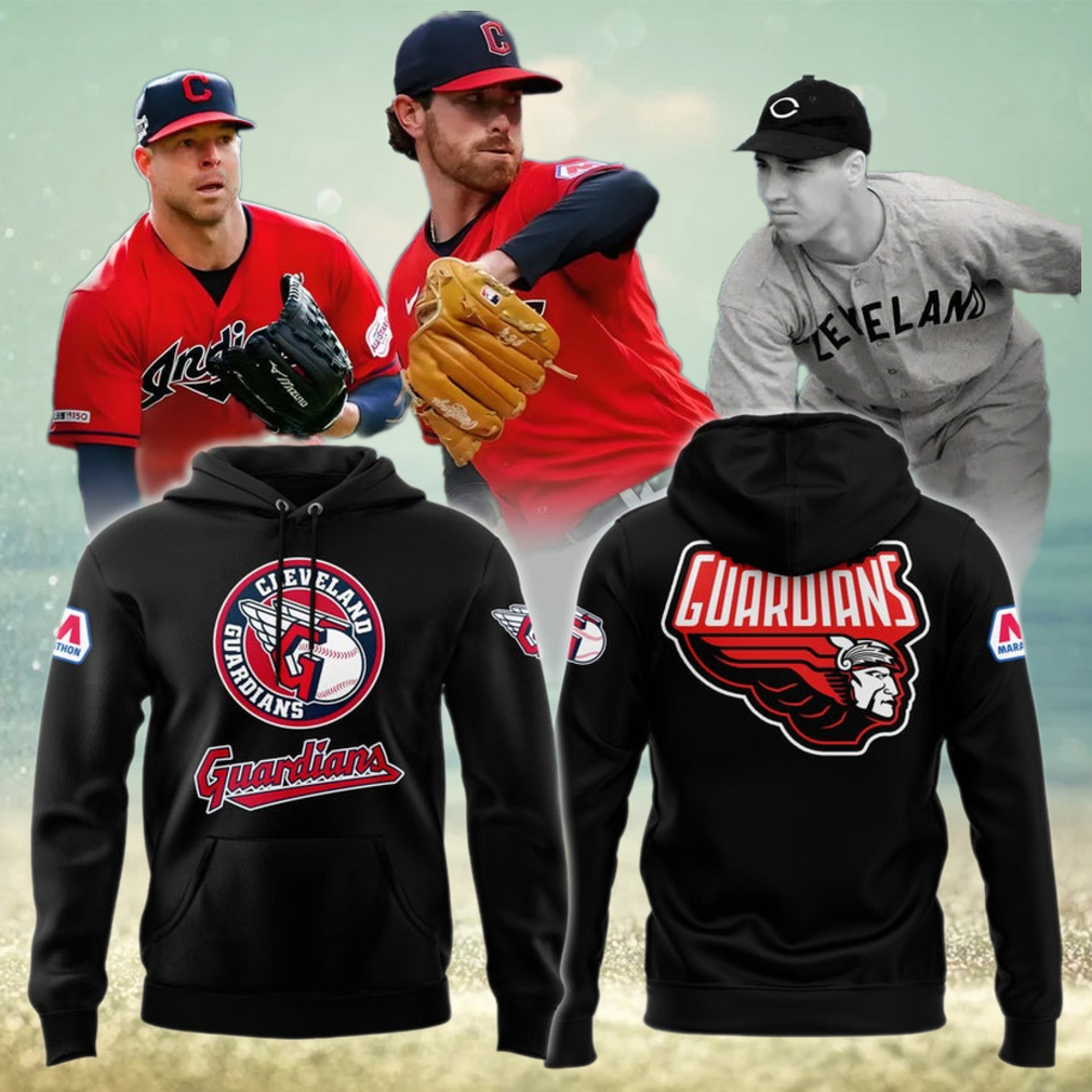 Cleveland Guardians Hoodie, Limited Edition Black Hoodie Printed Logo 3D Cleveland Guardians Hoodie, Limited Edition Black Hoodie Printed Logo 3D