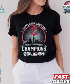 Cleveland Guardians Skyline American League Central Champs 2024 Shirt