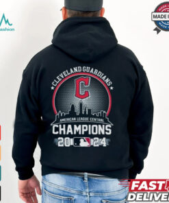 Cleveland Guardians Skyline American League Central Champs 2024 Shirt