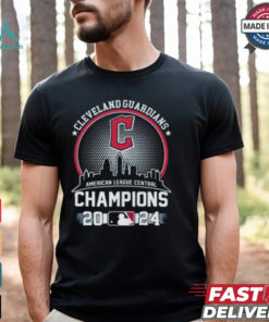 Cleveland Guardians Skyline American League Central Champs 2024 Shirt