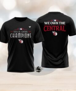 Cleveland Guardians TShirt, Cleveland Guardians American League Central Champs Limited Edition Black