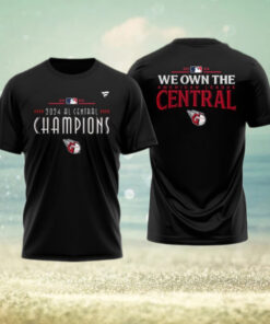 Cleveland Guardians TShirt, Cleveland Guardians American League Central Champs Limited Edition Black