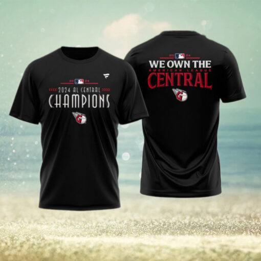 Cleveland Guardians TShirt, Cleveland Guardians American League Central Champs Limited Edition Black